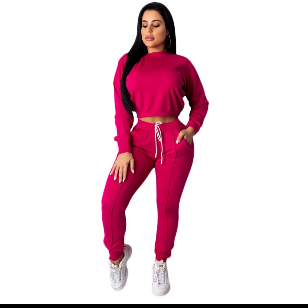 Tiffany Pink pants set